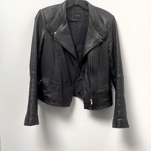Zara Basic Leather Jacket